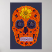 花スカル1 ポスター (正面)