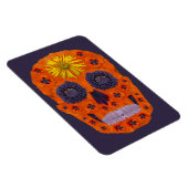 花スカル1 マグネット (右側)