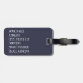 花スカル1 ラゲッジタグ (裏面横)