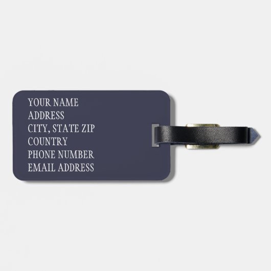 花スカル1 ラゲッジタグ (裏面横)