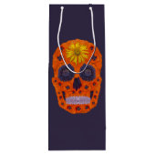 花スカル1 ワインギフトバッグ (裏面)