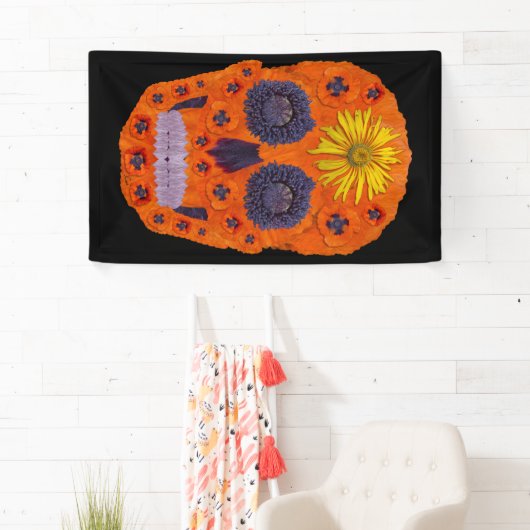 花スカル1 横断幕 (インサイチュ)