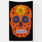 花スカル1 横断幕 (縦)