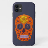 花スカル1 Case-Mate iPhoneケース (裏面)