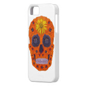 花スカル1 Case-Mate iPhoneケース (裏面左)