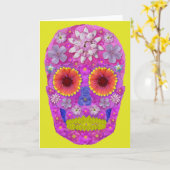 花スカル2 カード (黄色い花)