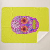 花スカル2 シェルパブランケット (正面(横))