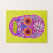 花スカル2 ジグソーパズル (横)