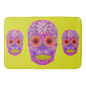 花スカル2 バスマット (正面)