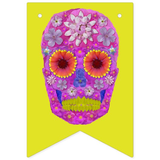 花スカル2 バンティングフラッグ (第1の旗)