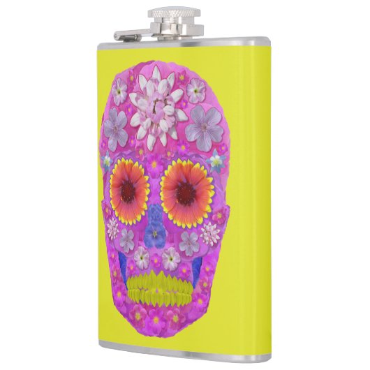 花スカル2 フラスク (左)