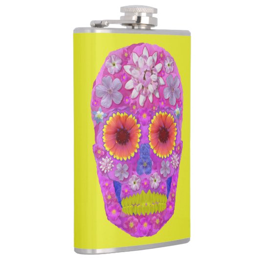 花スカル2 フラスク (右)