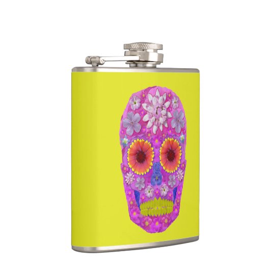 花スカル2 フラスク (右)