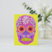 花スカル2 ポストカード (スタンド正面)