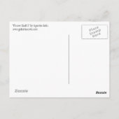 花スカル2 ポストカード (裏面)