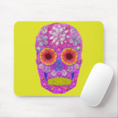 花スカル2 マウスパッド (マウス)