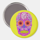 花スカル2 マグネット (正面/裏面)