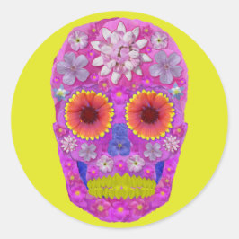 花スカル2 ラウンドシール