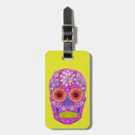 花スカル2 ラゲッジタグ