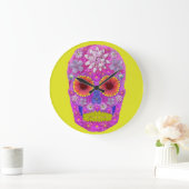 花スカル2 ラージ壁時計 (ホーム)