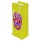 花スカル2 ワインギフトバッグ (裏面アングル)