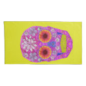 花スカル2 枕カバー (裏面-右)