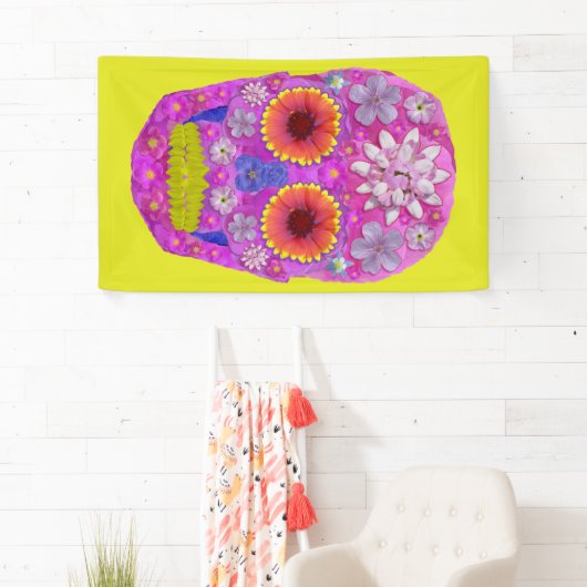 花スカル2 横断幕 (インサイチュ)