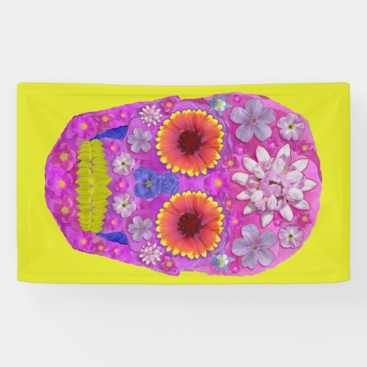 花スカル2 横断幕 (横)