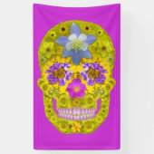 花スカル2 横断幕 (縦)