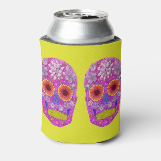 花スカル2 缶クーラー (缶裏面)