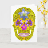 花スカル3 カード (黄色い花)