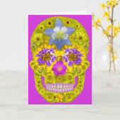 花スカル3 カード (黄色い花)