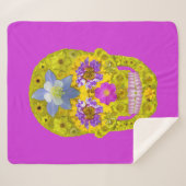 花スカル3 シェルパブランケット (正面(横))