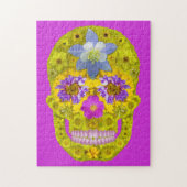 花スカル3 ジグソーパズル (縦)