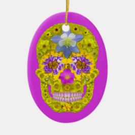 花スカル3 セラミックオーナメント
