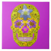 花スカル3 タイル (正面)