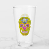 花スカル3 タンブラーグラス (裏面)