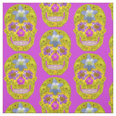 花スカル3 ファブリック (見本)