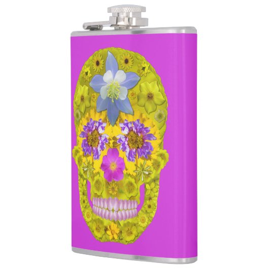 花スカル3 フラスク (左)