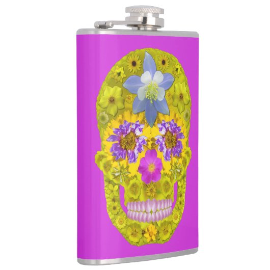 花スカル3 フラスク (右)