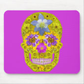 花スカル3 マウスパッド (正面)