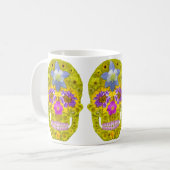 花スカル3 マグカップ (正面左)