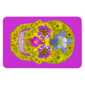 花スカル3 マグネット (横)