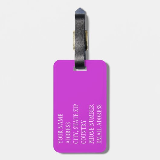 花スカル3 ラゲッジタグ (裏面縦)