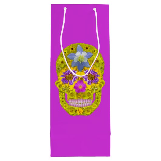 花スカル3 ワインギフトバッグ (裏面)