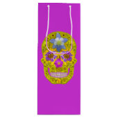 花スカル3 ワインギフトバッグ (正面)