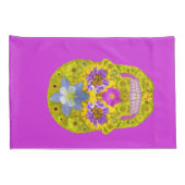 花スカル3 枕カバー (裏面-右)