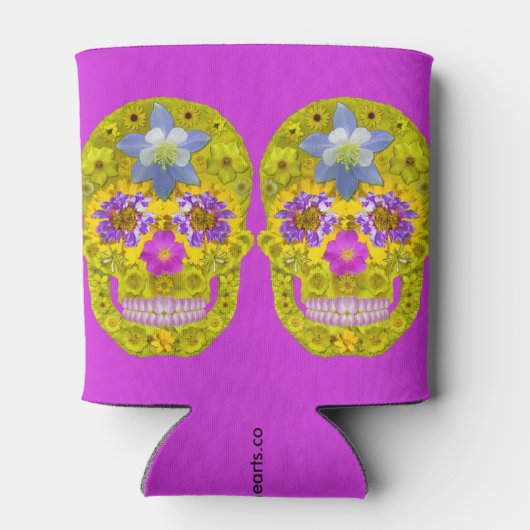 花スカル3 缶クーラー (裏面)