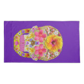 花スカル4熱帯 枕カバー (裏面-左)