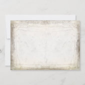 花スケッチ婚約パーティ招待状 招待状 (裏面)